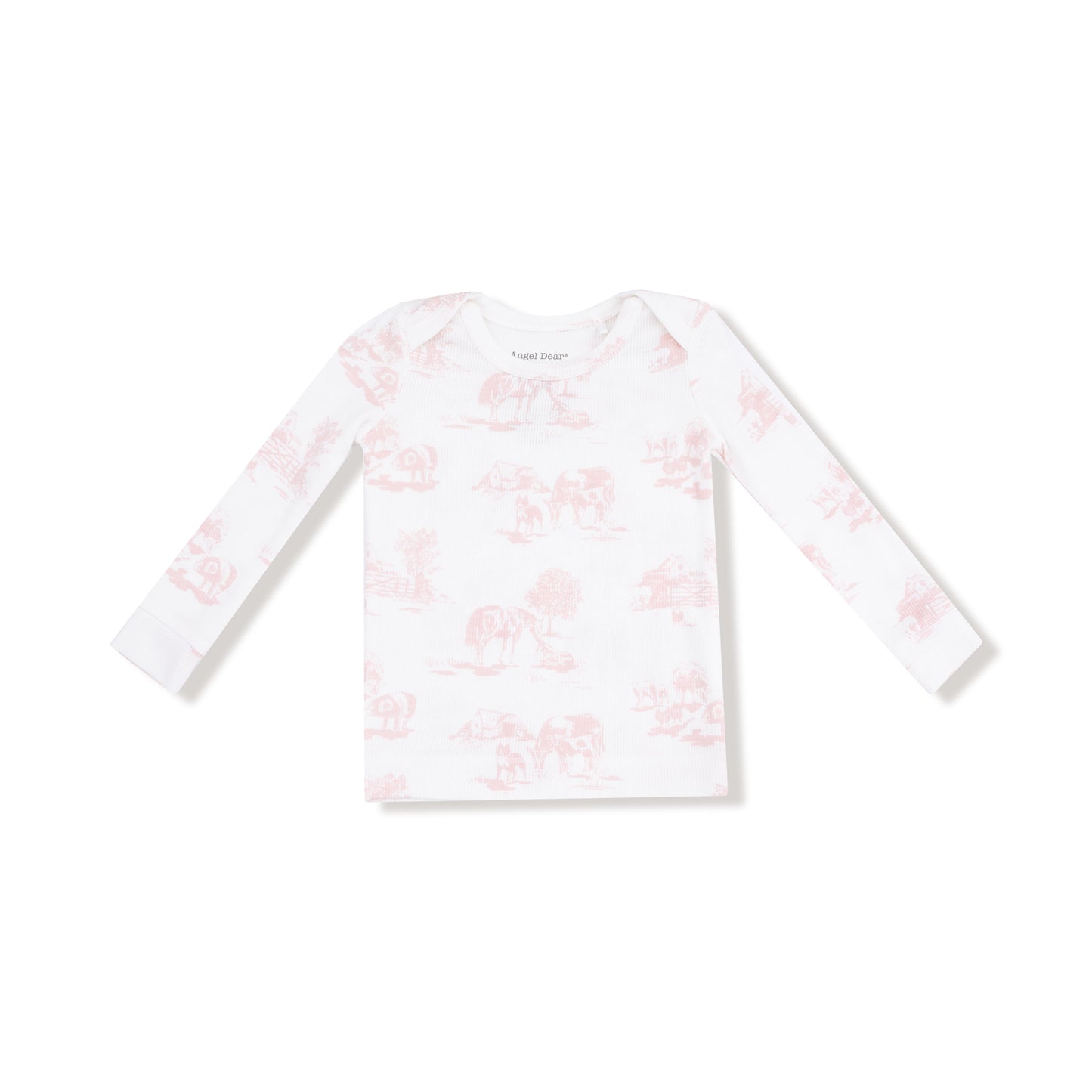 Long Sleeve Loungewear Set - Farm Toile Pink