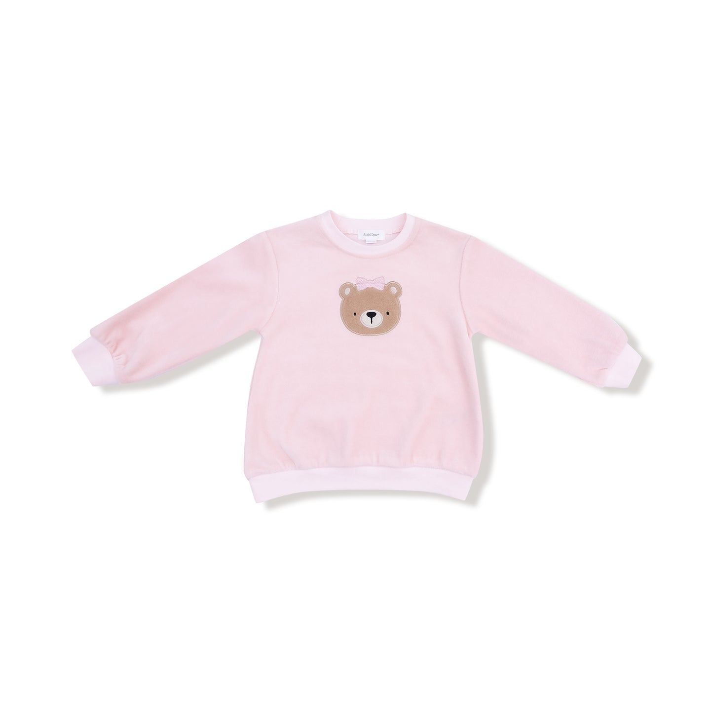 Long Sleeve Velour Teddy Bear Outfit