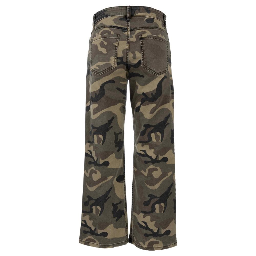 Kelsey Camo High Rise Ankle Flare