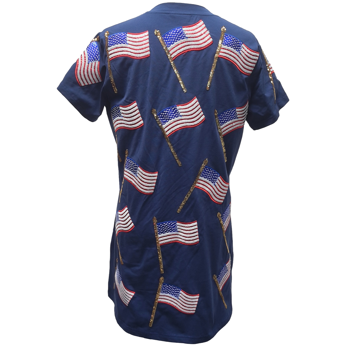 Navy Flag Tee Dress