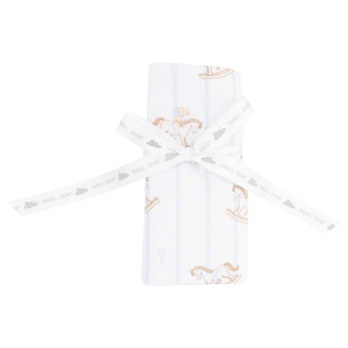 2 Ply Blanket with Binding - Vintage Rocking Horse - 35X26