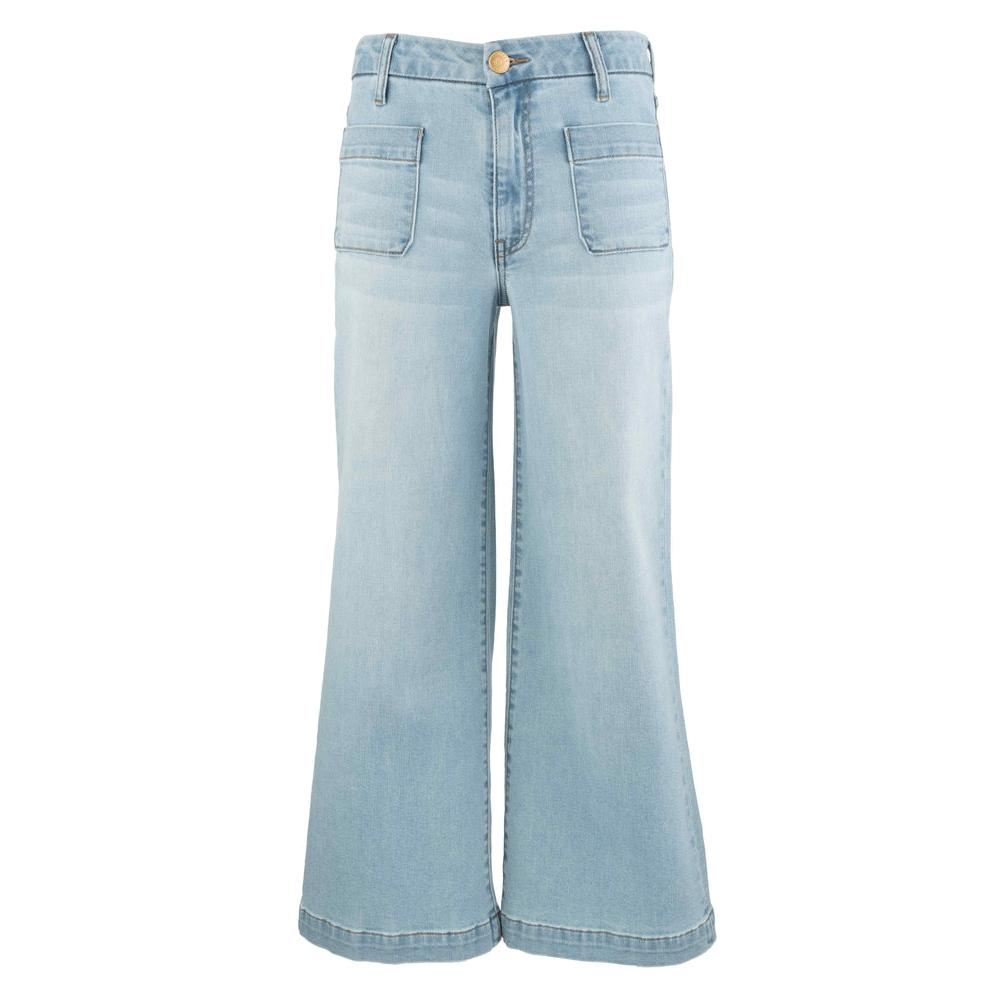 Meg High Rise Wide Leg with Patch Pockets