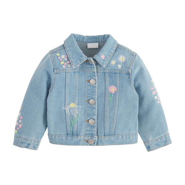 Floral Embroidered Toddler Jacket