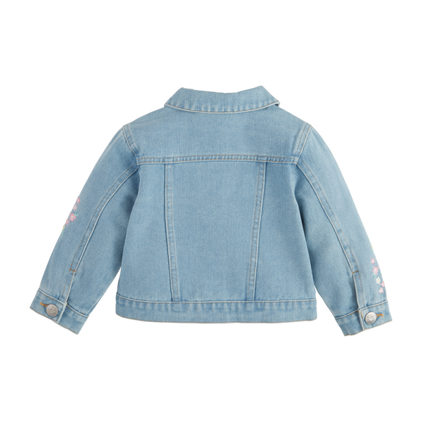 Floral Embroidered Toddler Jacket
