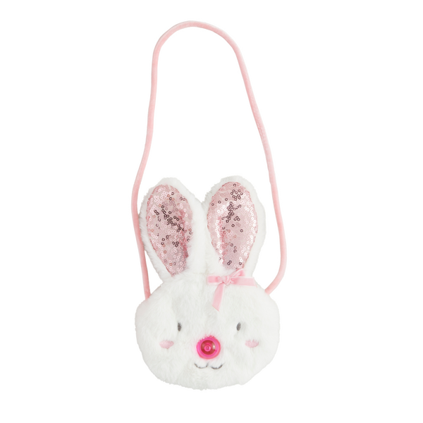 White Light-Up Bunny Purse