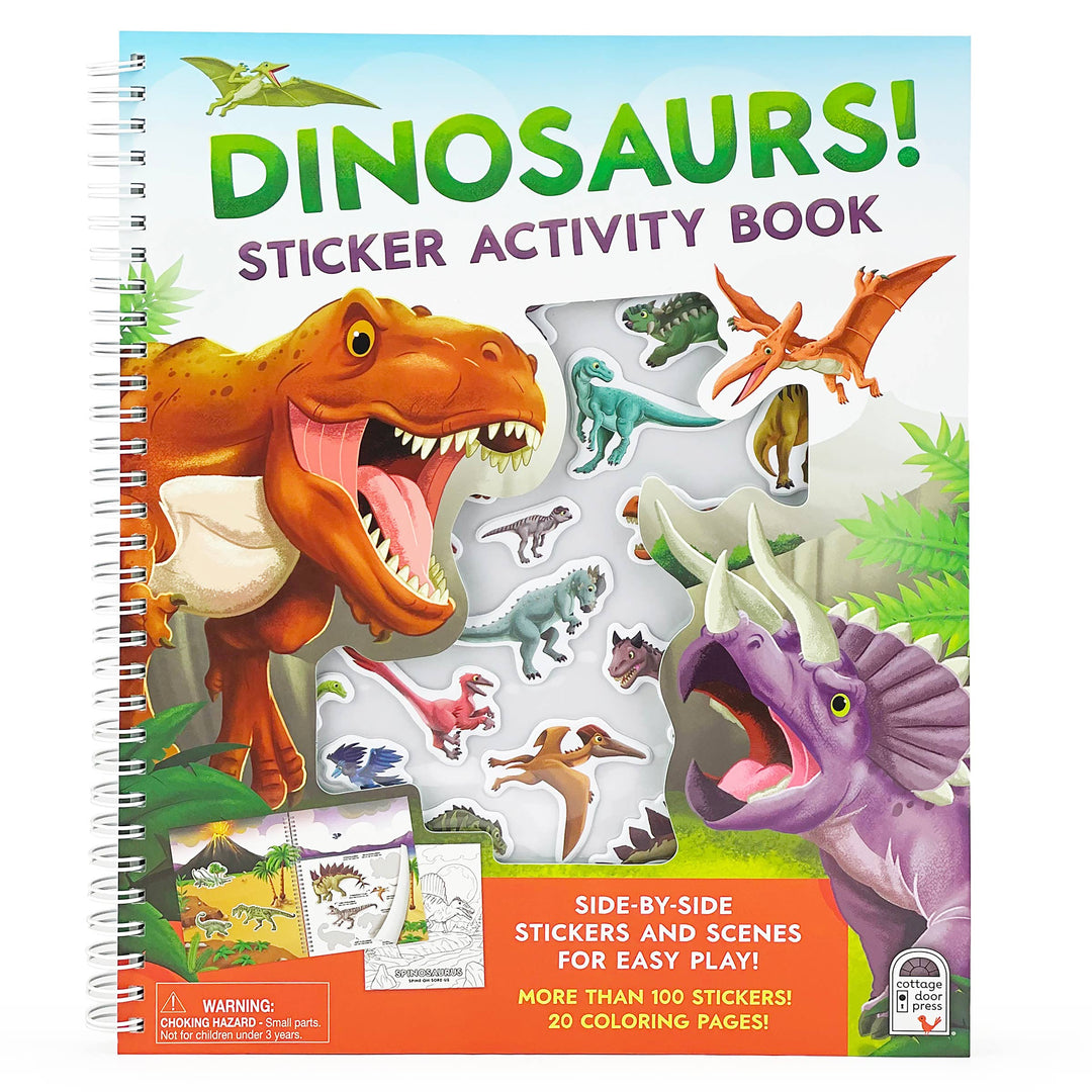 Dinosaurs Sticker &amp; Coloring Activity Book