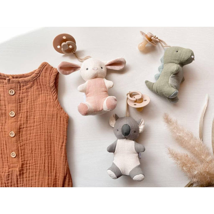 Itzy Ritzy Bitzy Pal Natural Rubber Pacifier &amp; Plush