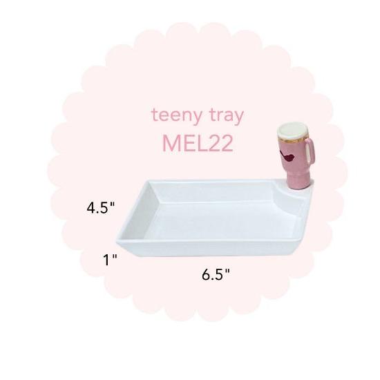 melamine teeny tray