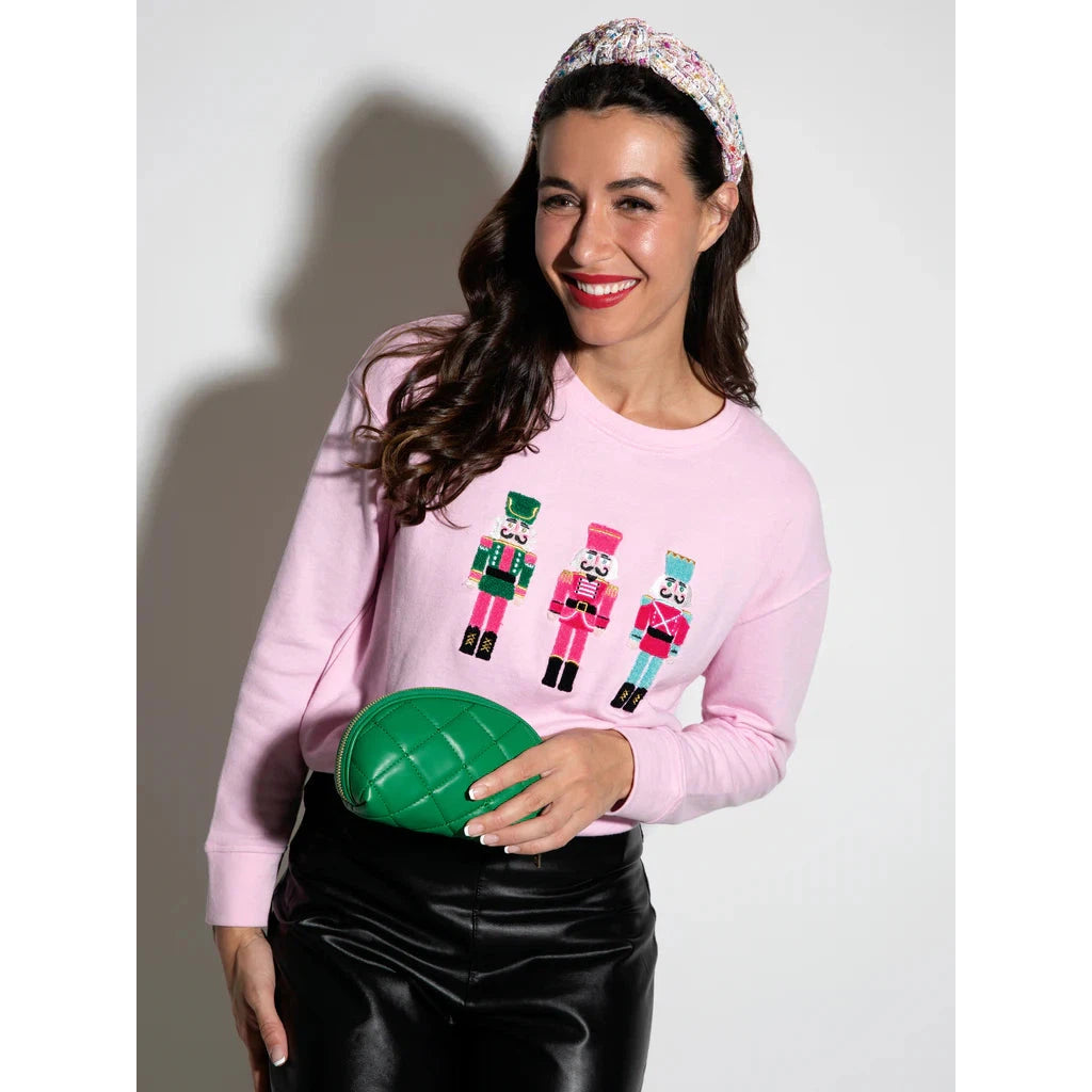 Shiraleah Nutcracker Sweatshirt, Blush