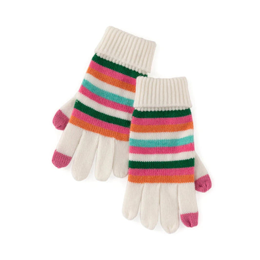 Shiraleah Parker Touchscreen Gloves, Ivory