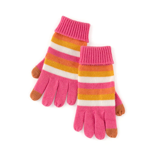 Shiraleah Parker Touchscreen Gloves, Pink