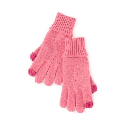 Shiraleah Natalia Touchscreen Gloves, Pink