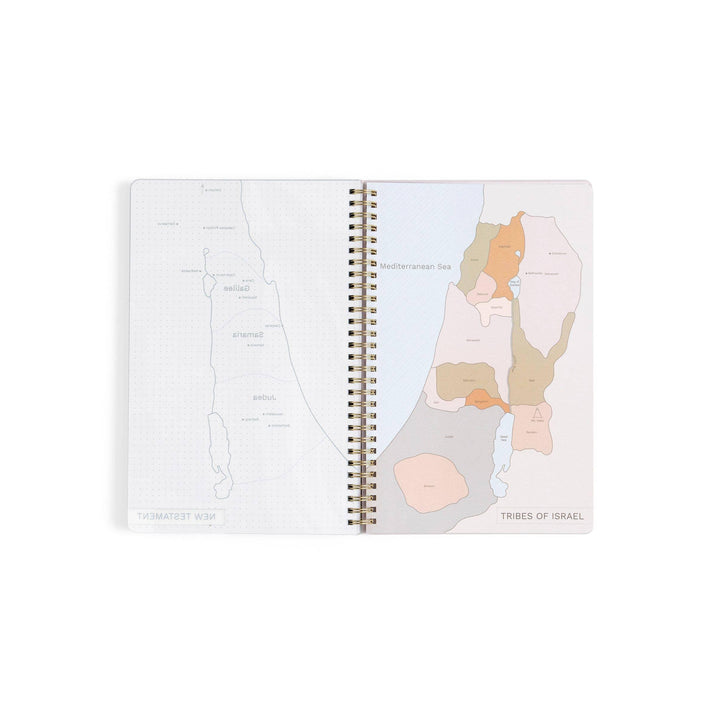 Lilac Church Notes Bible Reference Notebook with Maps