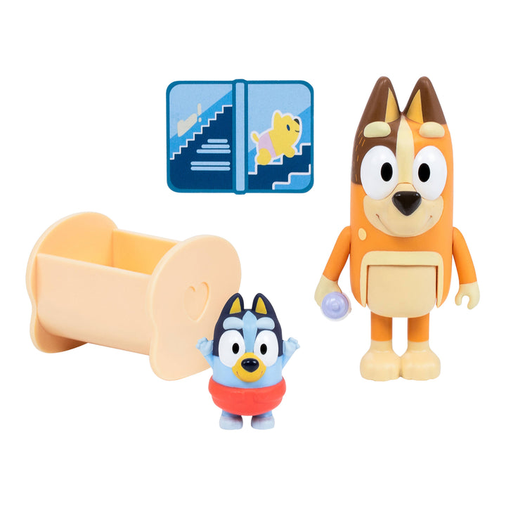 Moose Toys Bluey Figure 2 Pack Bluey &amp; Bandit
