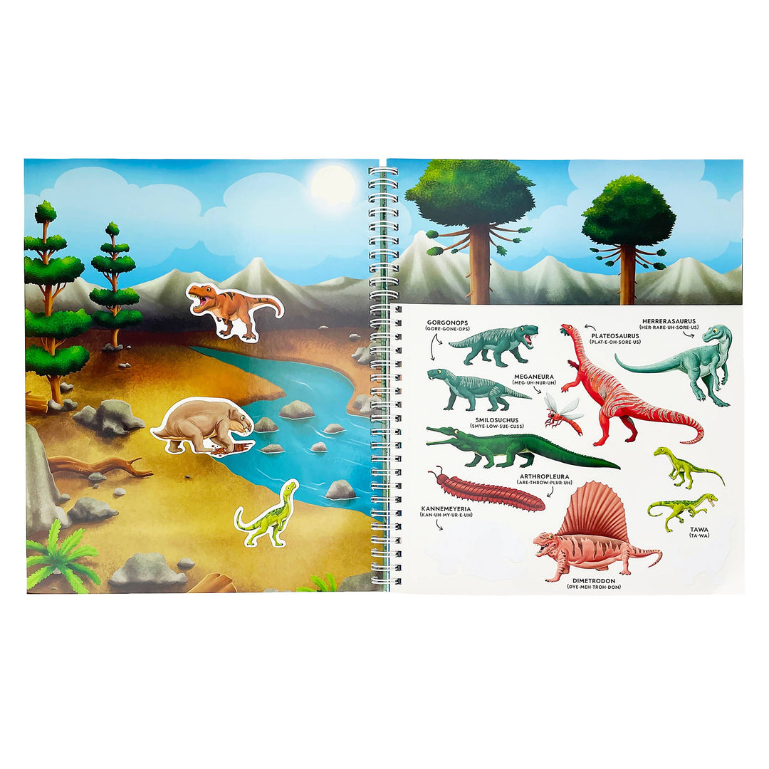 Dinosaurs Sticker &amp; Coloring Activity Book