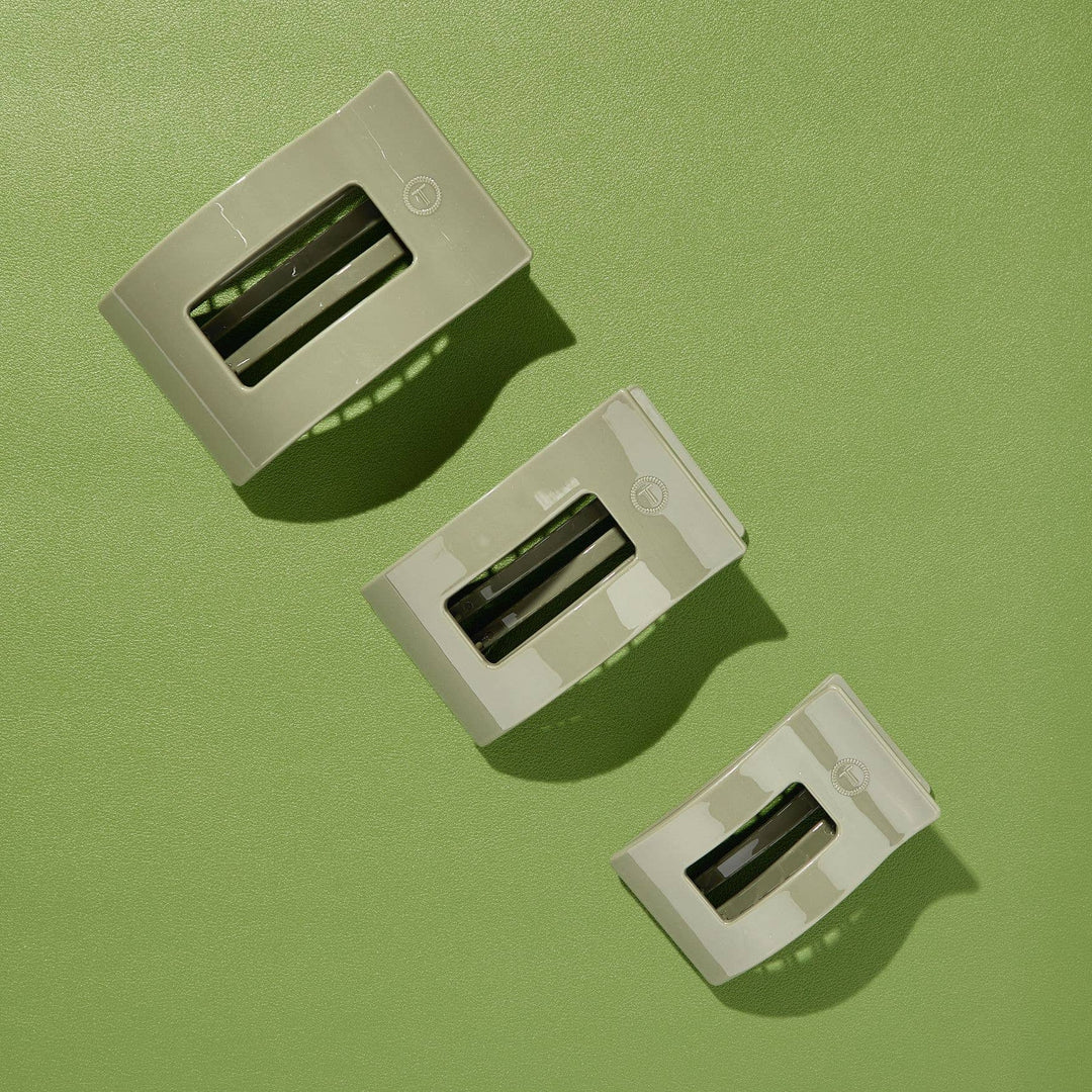 Flat Rectangle Hair Clip | Medium | Sage It Ain&