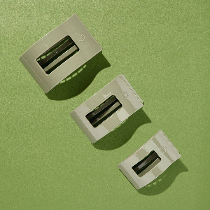 Flat Rectangle Hair Clip | Medium | Sage It Ain&