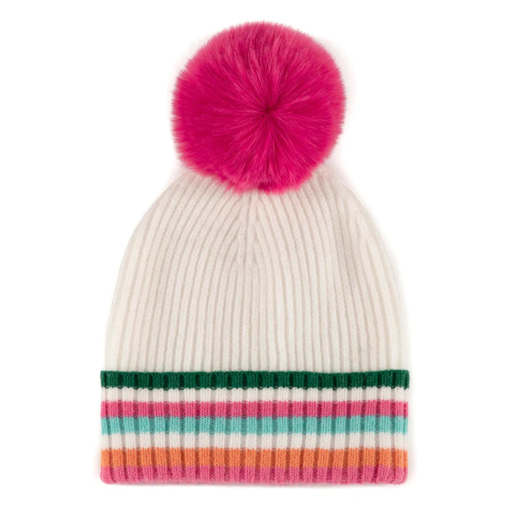 Shiraleah Parker Beanie, Ivory