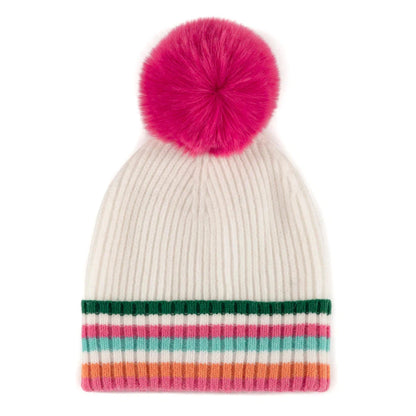 Shiraleah Parker Beanie, Ivory
