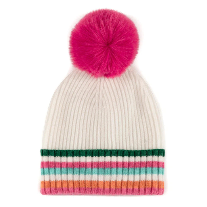 Shiraleah Parker Beanie, Ivory