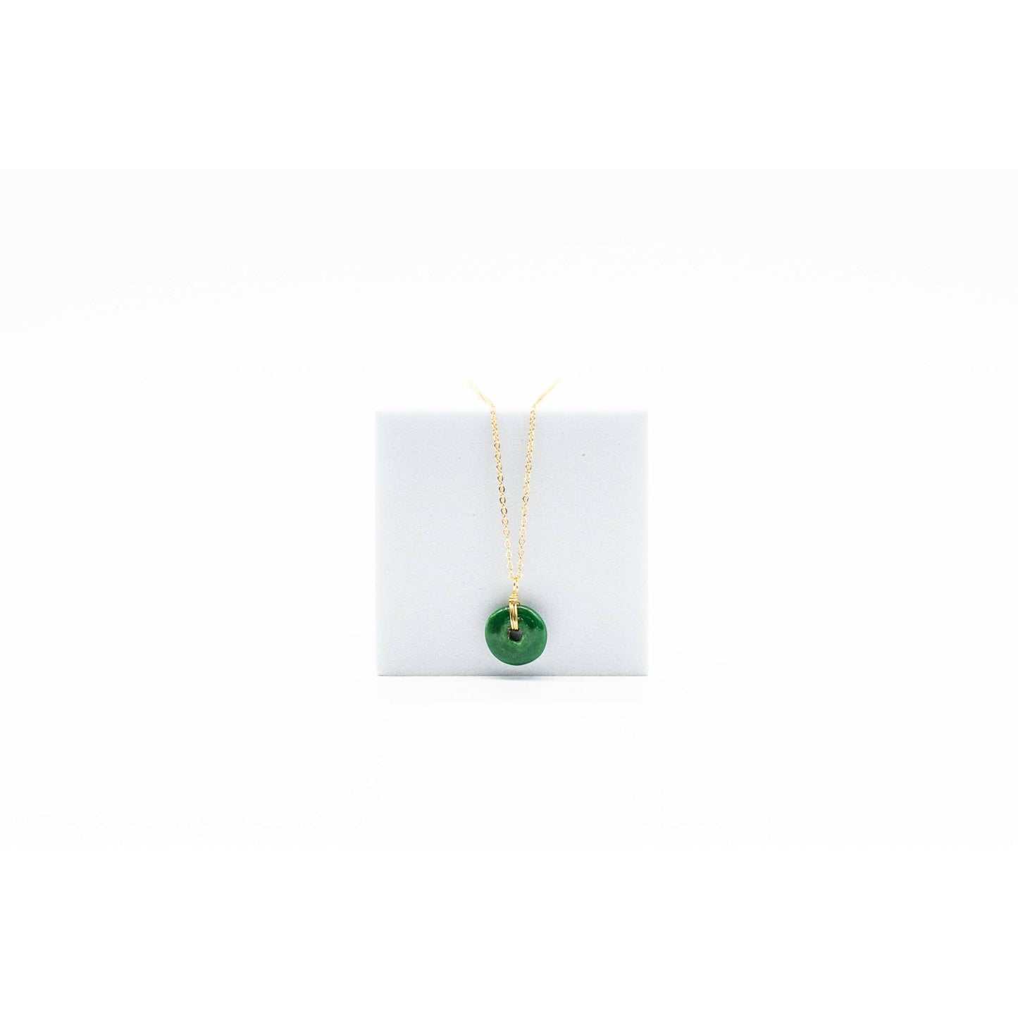 Recycled Glass Pendant Necklace