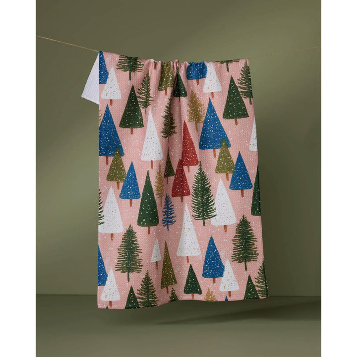 Snowdrift Pines Tea Towel