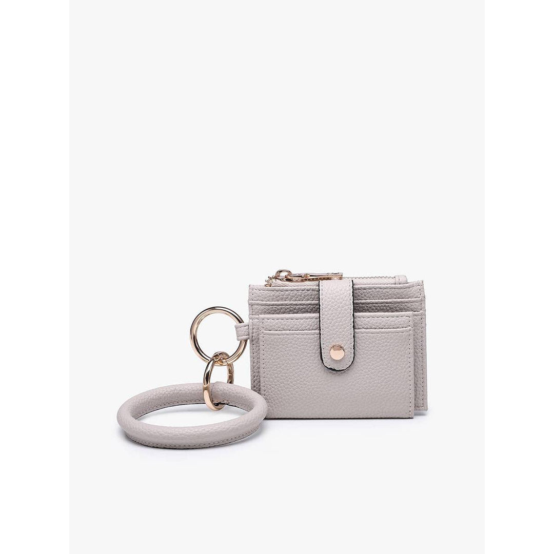 Jen &amp; Co Sammie Mini Snap Wallet with Ring | Vegan Leather Card Holder