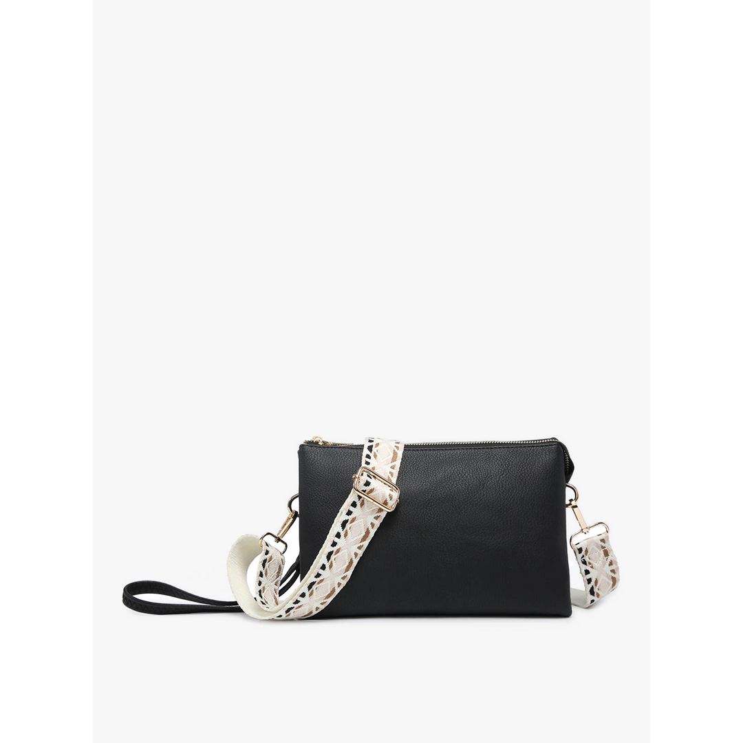 Jen &amp; Co Izzy Crossbody Purse with Guitar Strap | Vegan Leather Bag