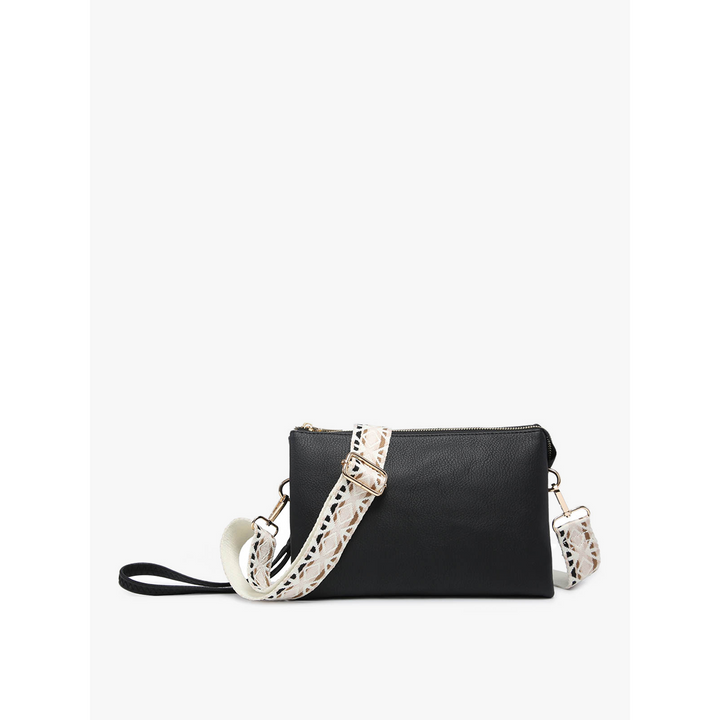 Jen &amp; Co Izzy Crossbody Purse with Guitar Strap | Vegan Leather Bag