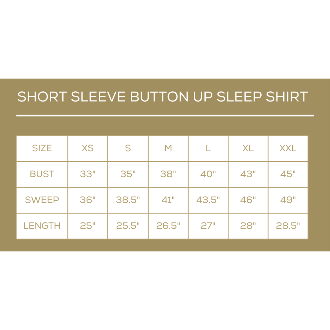 Howdy Partner Short Sleeve Button Up Sleep Shirt w/Pants