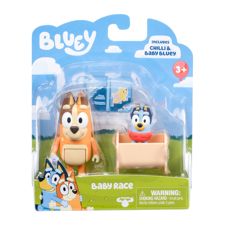 Moose Toys Bluey Figure 2 Pack Bluey &amp; Bandit