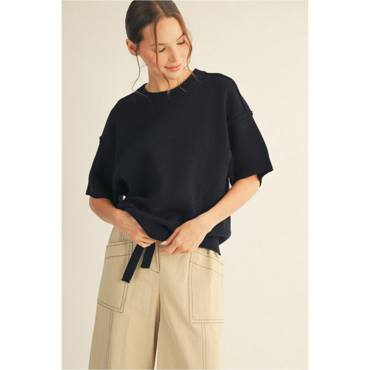 The Blair Drop Shoulder Sweater Top
