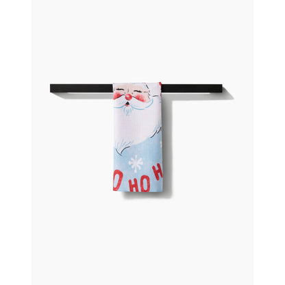 Merry Santa Claus Tea Towel