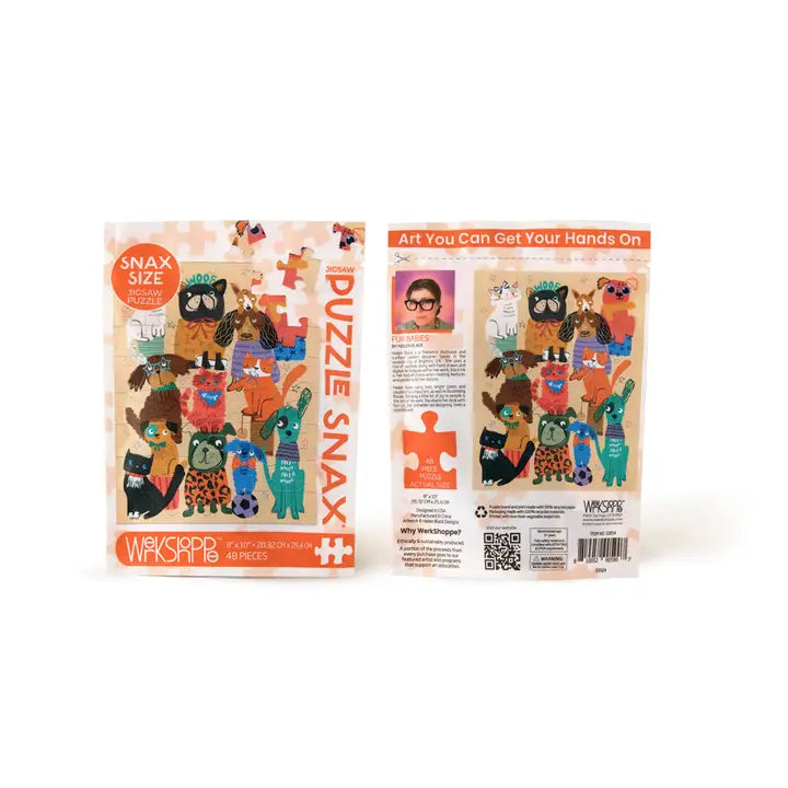 Fur Babies 48 Piece Puzzle Snax