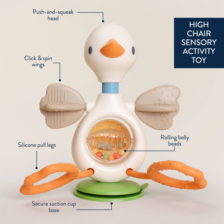 *NEW* Itzy Twist &amp; Bop™ - High Chair Sensory Toy Goose