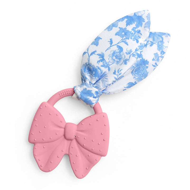 Itzy Ritzy Crinkle Crew Teether Pink Bow