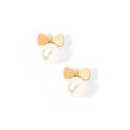 Screwback Stud Earrings - Heidi Pearl Bow