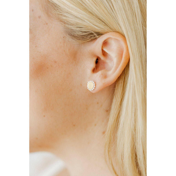 Screwback Stud Earrings - Alice Pearl