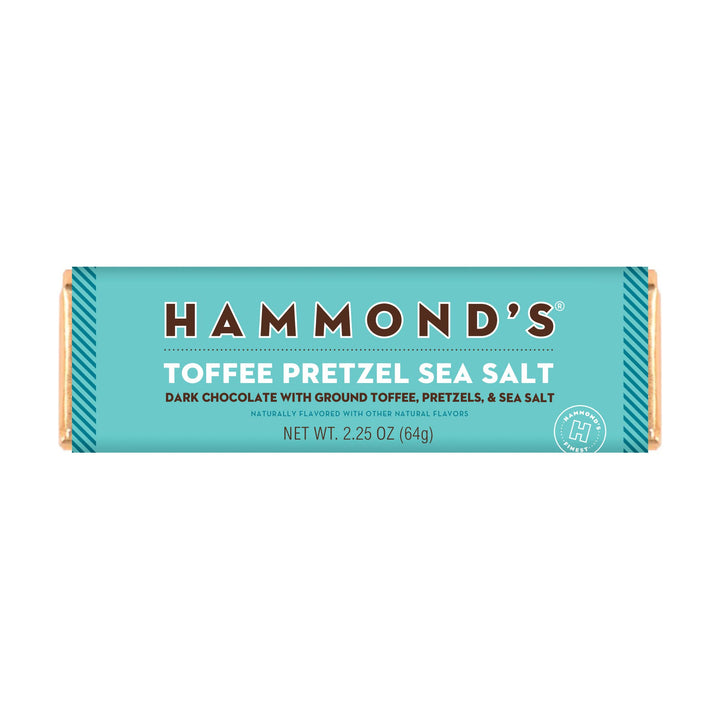 Candy Bar - Dark Chocolate - Toffee Pretzel Sea Salt -2.25oz