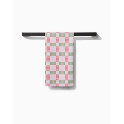 Be Merry Plaid Tea Towel