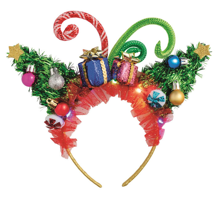 Mud Pie Light-Up Festive Christmas Headband