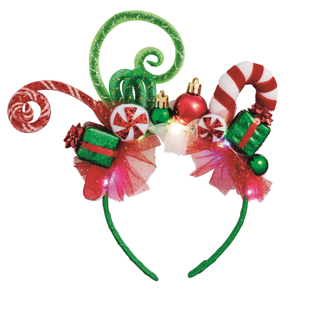 Mud Pie Light-Up Festive Christmas Headband