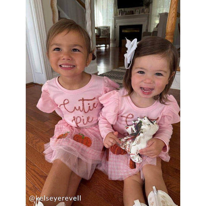 Mud Pie Pumpkin Sequin Tutu