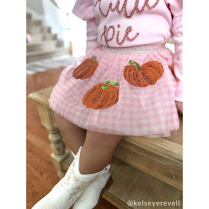 Mud Pie Pumpkin Sequin Tutu