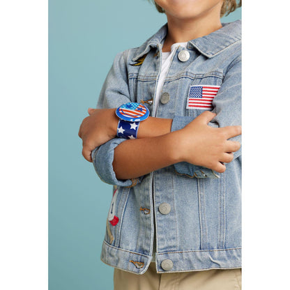 Patriotic Light-Up Slap Bracelets
