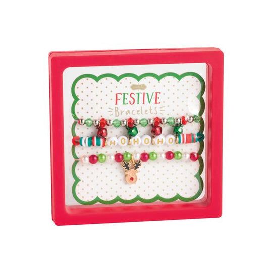 Christmas Beaded Bracelet Sets