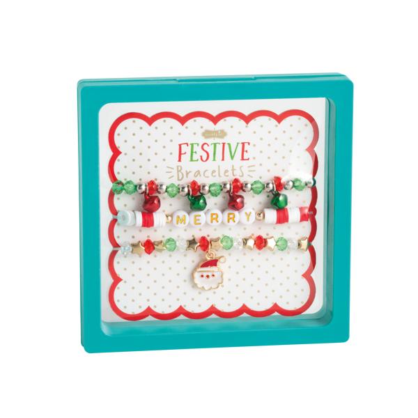 Christmas Beaded Bracelet Sets