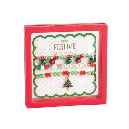 Christmas Beaded Bracelet Sets