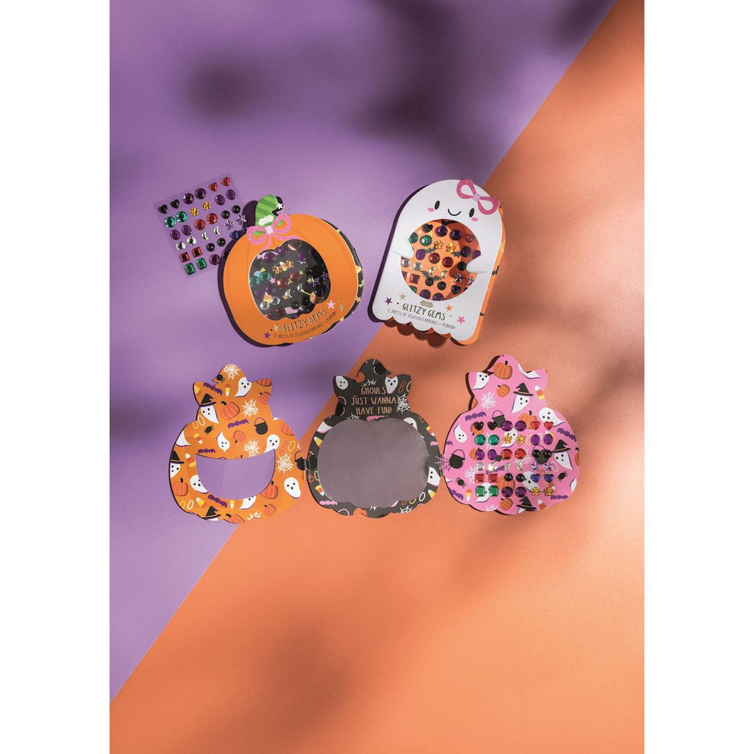Halloween Glitzy Gems Sticker Earrings