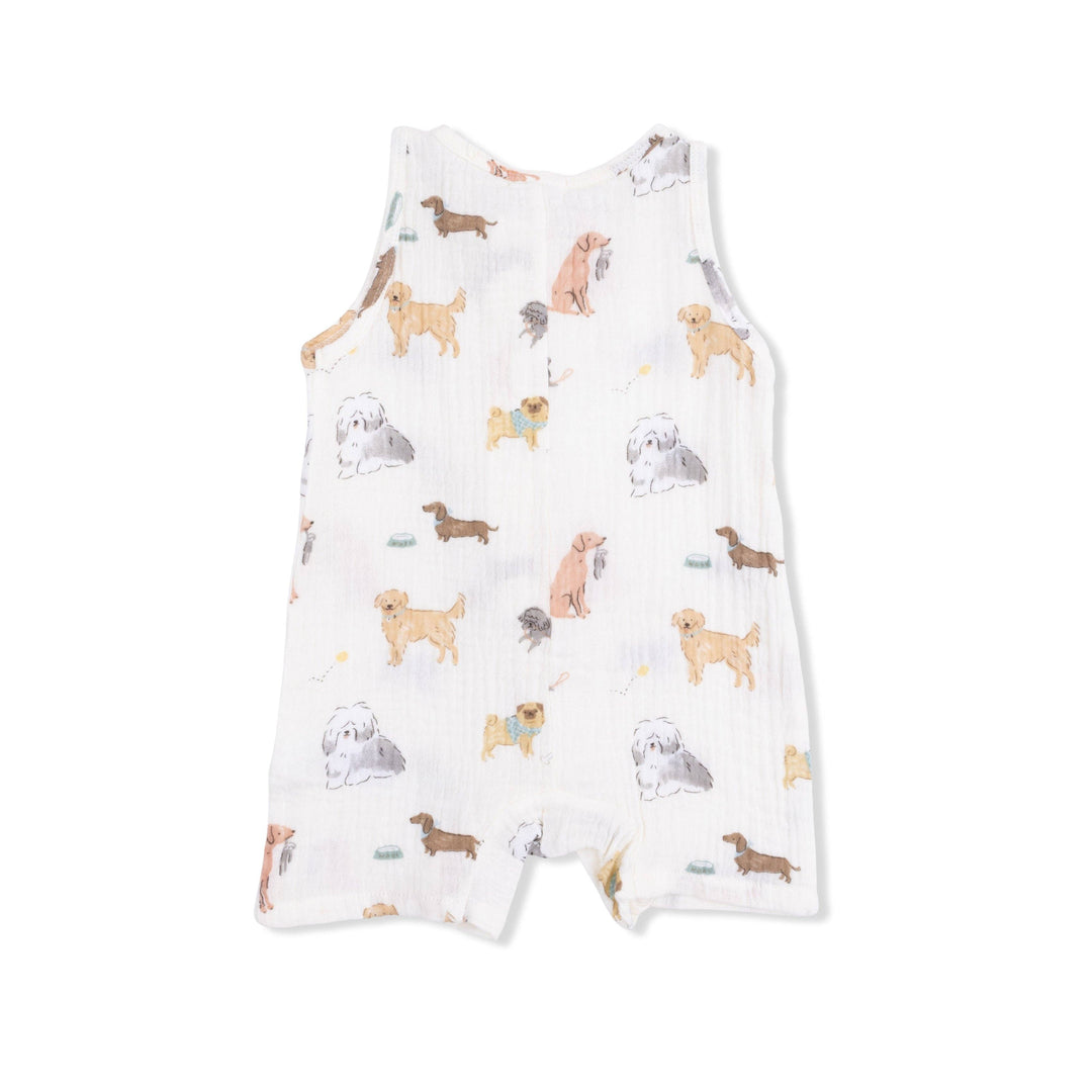 Angel Dear Awesome Dogs - Sleeveless Shortie Romper